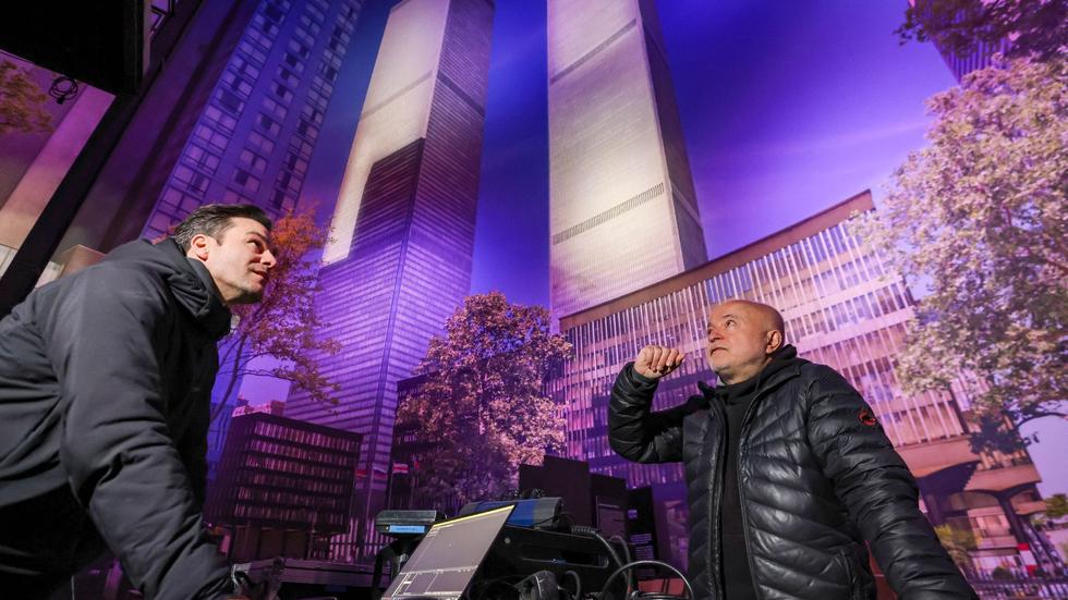 Ausstellung AsisiProjekt "New York 9/11" nimmt Form im Panometer an