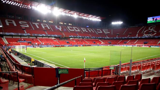 Europa League: Das Estadio Ramón Sánchez Pizjuán hat nur Platz für 40.000 Fans.