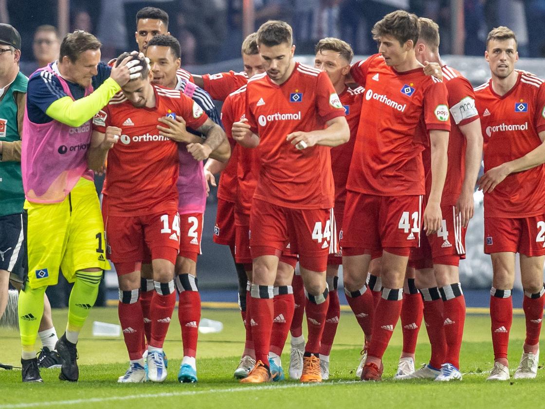 Relegation Bundesliga-Rückkehr nah HSV siegt bei der Hertha ZEIT ONLINE