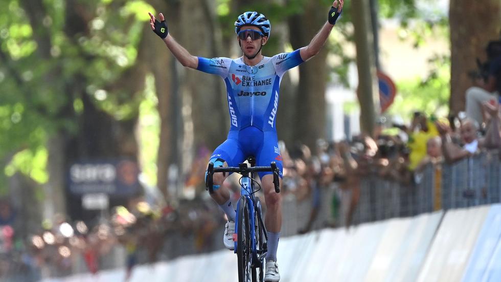 105. Italien-Rundfahrt: Feierte in Turin seinen insgesamt sechsten Giro-Tagessieg: Simon Yates.