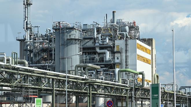 Chemiekonzern: Industrieanlagen auf dem Gelände der BASF Schwarzheide GmbH.