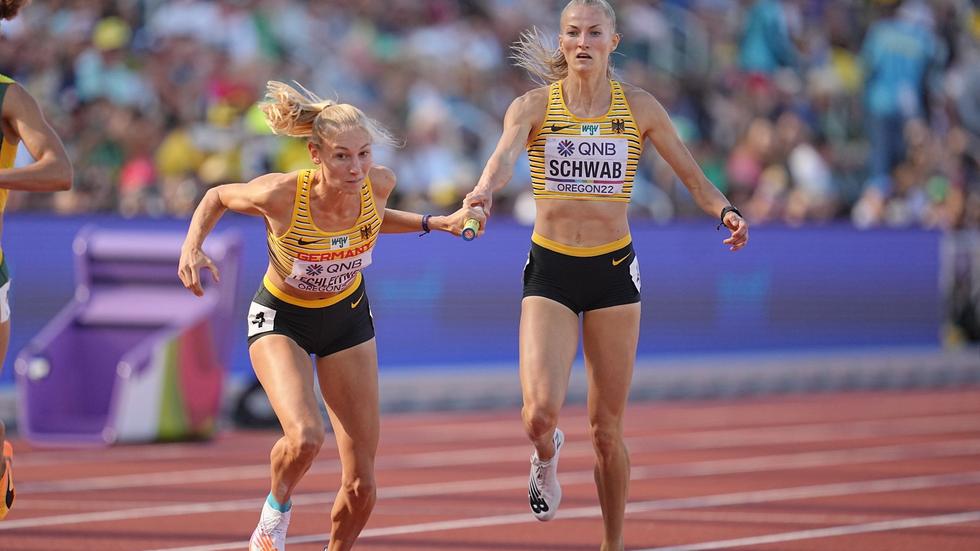 LeichtathletikWM Deutsche 400MeterStaffeln verpassen Finals ZEIT ONLINE