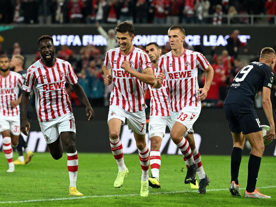 Conference League Unnötiges Spektakel Köln feiert Sieg gegen FC Slovácko ZEIT ONLINE