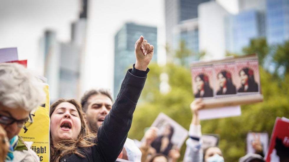 Demonstrationen Tausende Auf Protest Kundgebungen Gegen Iranisches 