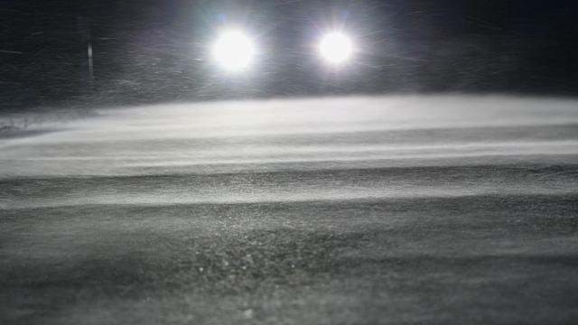 Greiz: Schnee auf Fahrbahn: Autos geraten auf A9 ins Schleudern