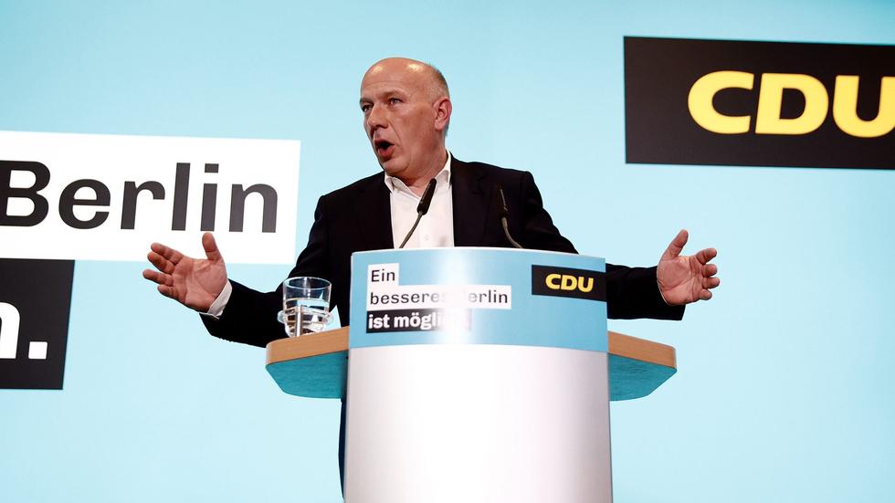 Spitzenkandidat: Berliner CDU Will Mit Wegner "System SPD" Beenden ...