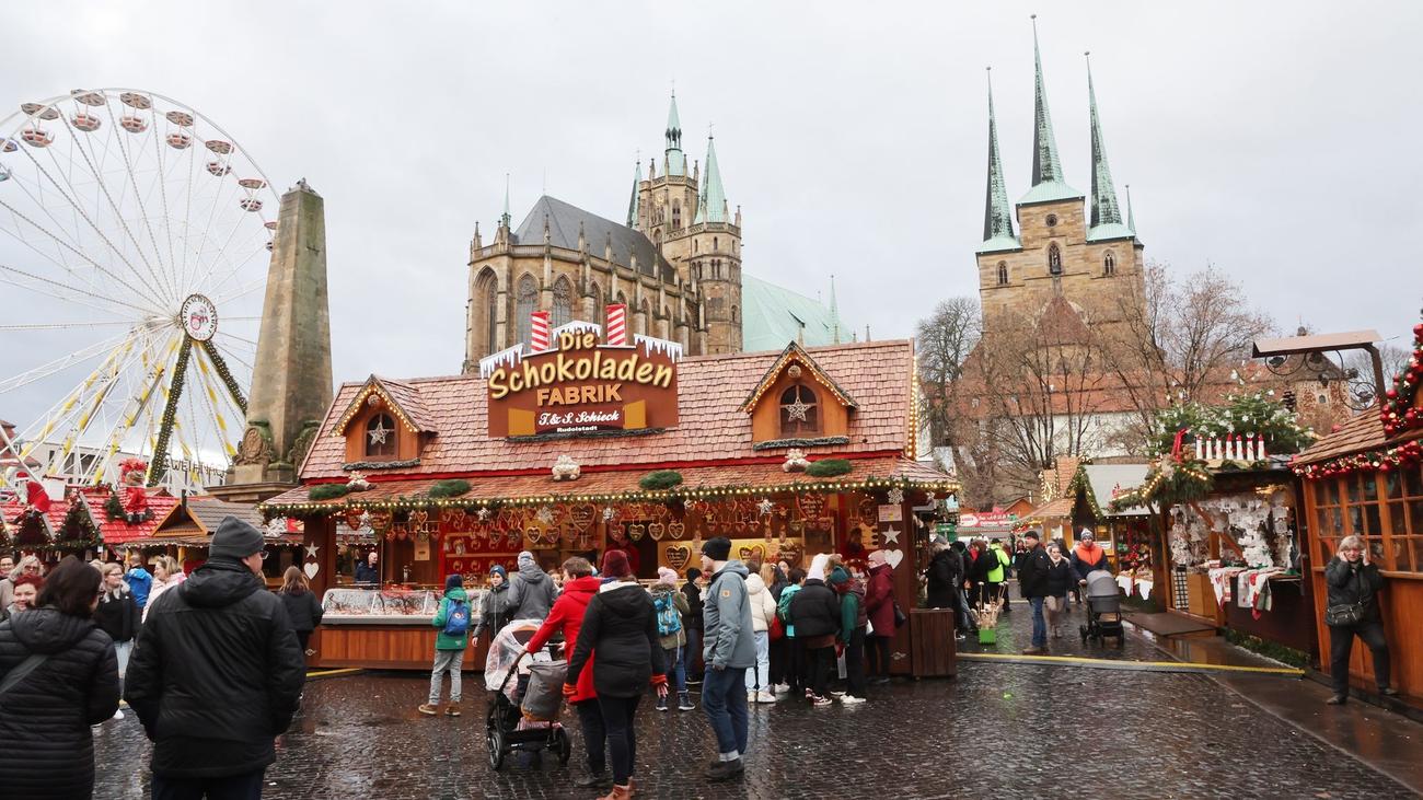 Besucherzahlen Neue Zählweise Weihnachtsmarkt Erfurt unter