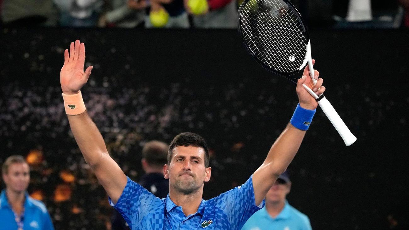 Australian Open Djokovic in Melbourne im Achtelfinale