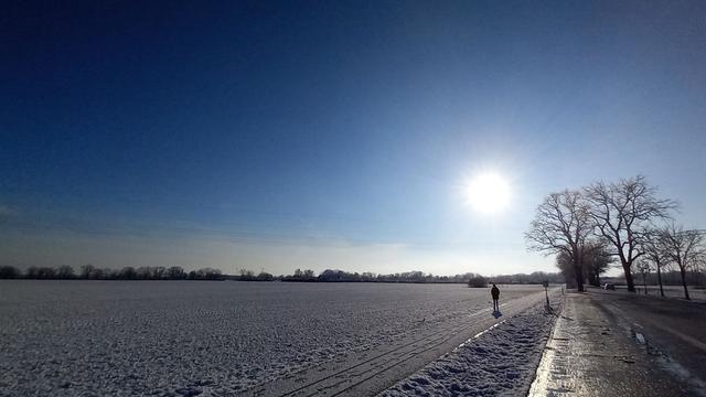 Wetter: Winterlich: Schlittenfahren in Brandenburg möglich