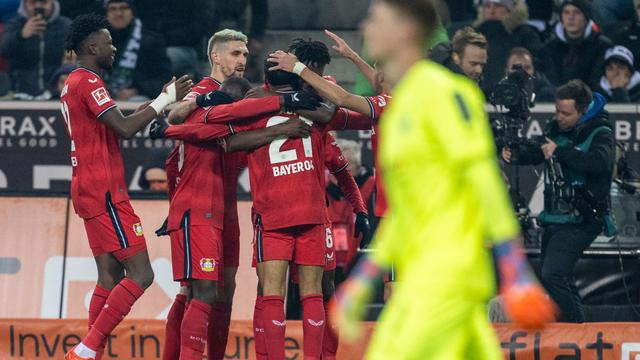 16. Spieltag: Effektive Leverkusener siegen bei Omlin-Debüt in Gladbach