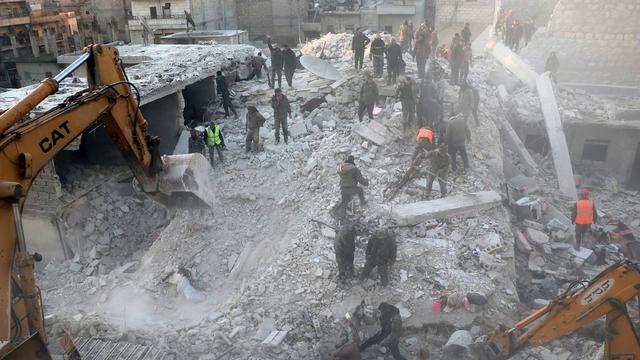 Notfälle: Haus in Aleppo stürzt ein - mindestens 13 Tote 