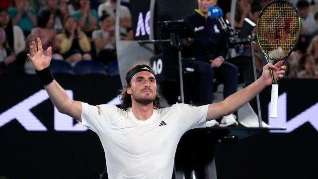 Australian Open: Tsitsipas nach hartem Kampf im Viertelfinale