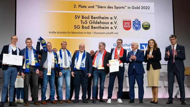 Sportpolitik: «Sterne des Sports»: Platz zwei für Niedersachsen-Trio