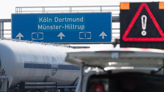 Verkehr: Brückenabriss: Autobahn 1 bei Münster voll gesperrt
