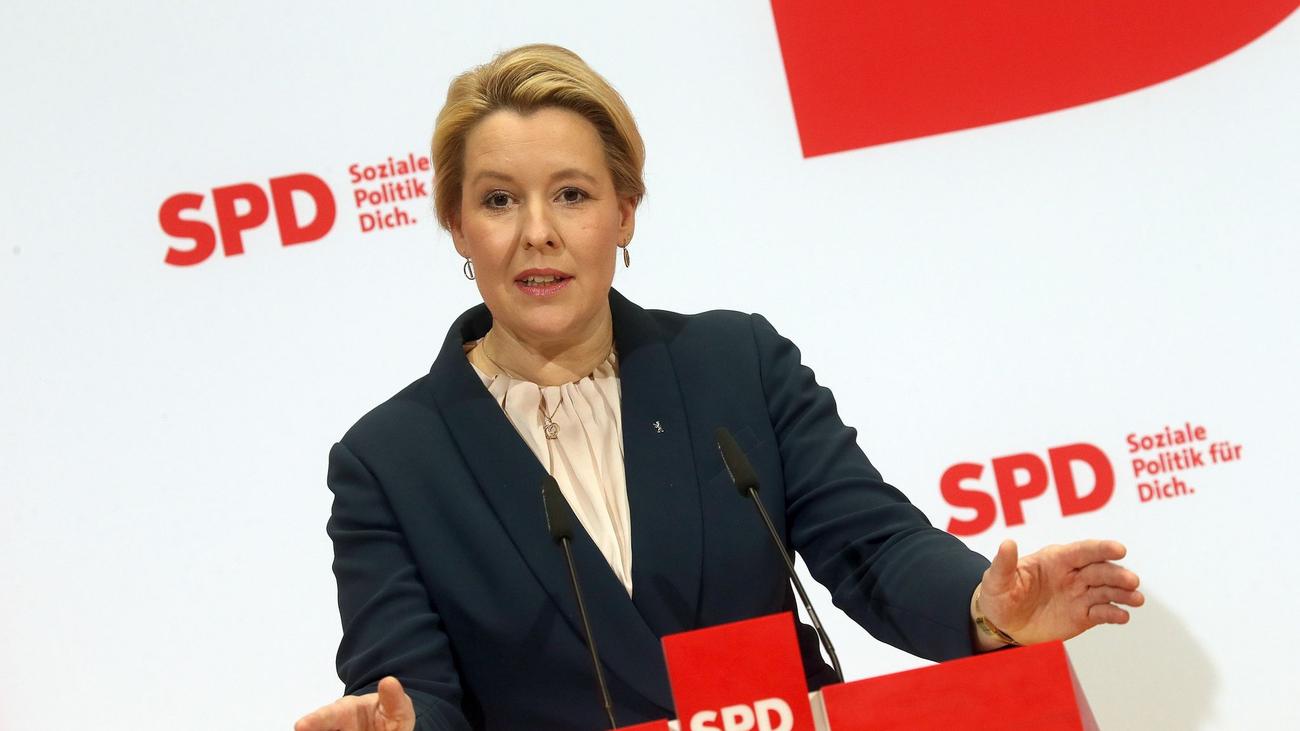 Berlinwahl: Giffey: SPD-Landesvorstand Hat Eine Tendenz Zu Rot-Grün-Rot ...