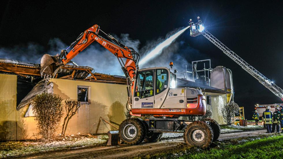 Main-Tauber-Kreis: Brandursache nach Feuer in Schweinestall weiter 