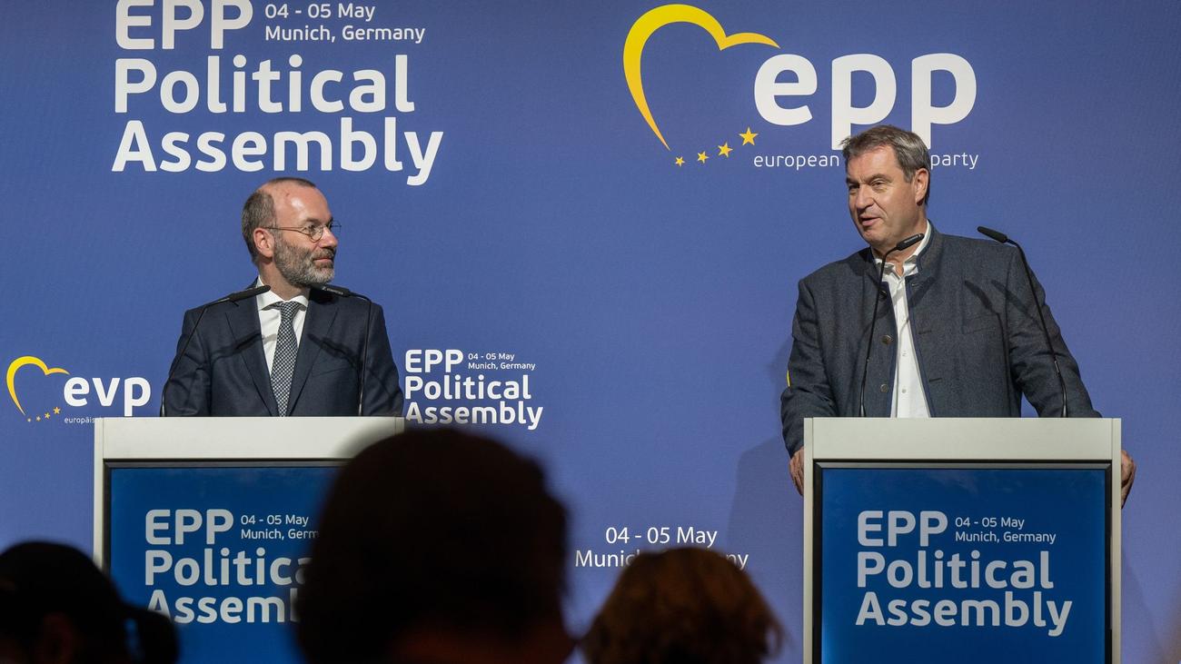 Europawahl CSU und EVP setzen 2024 auf SpitzenkandidatenPrinzip