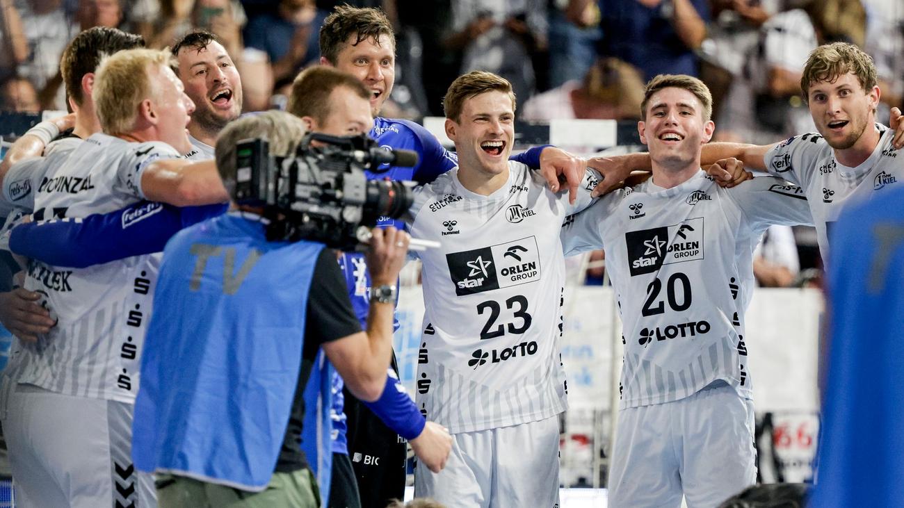 Handball-Bundesliga THW Kiel nach Sieg kurz vor dem Titelgewinn ZEIT ONLINE