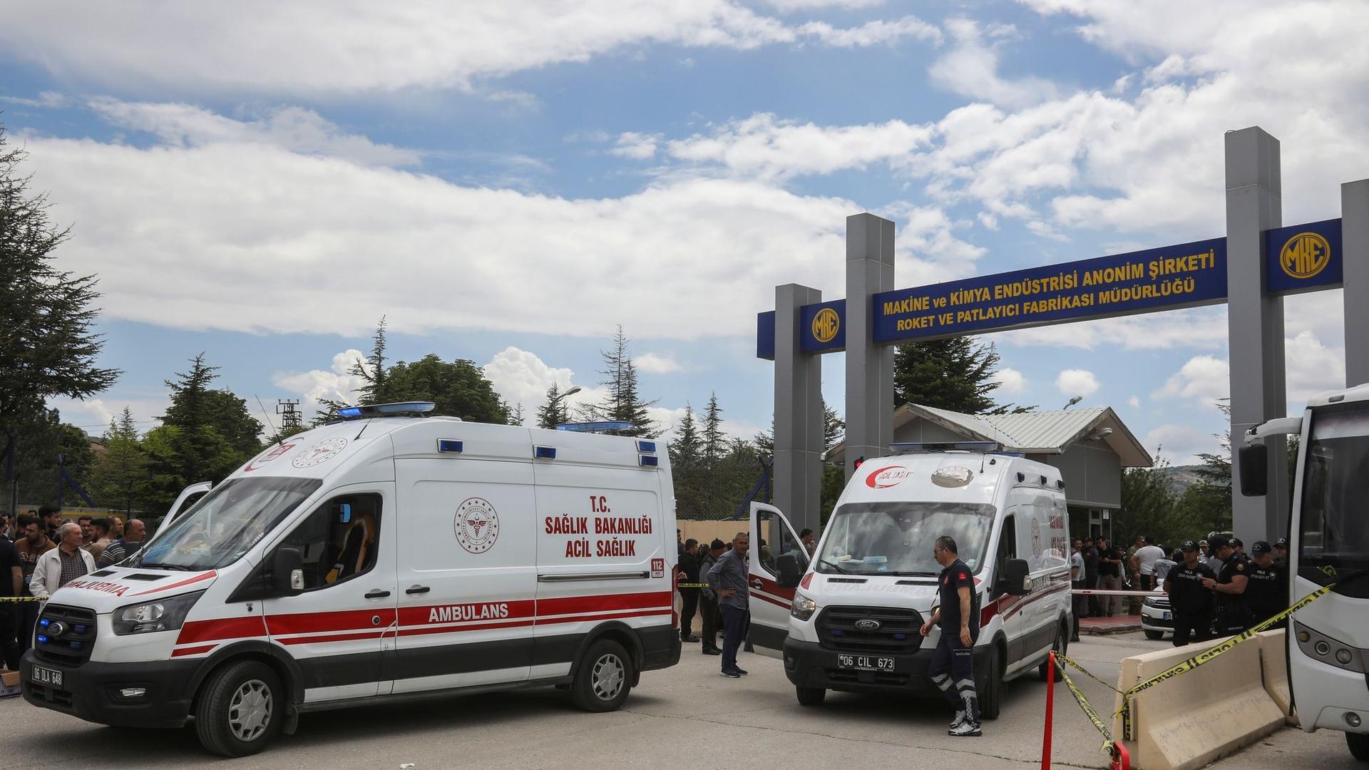Ankara: Türkei: Fünf Tote bei Explosion in Sprengstofffabrik