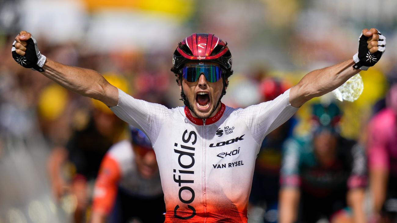 Tour de France Lafay gewinnt zweite Etappe Pogacar sammelt Sekunden