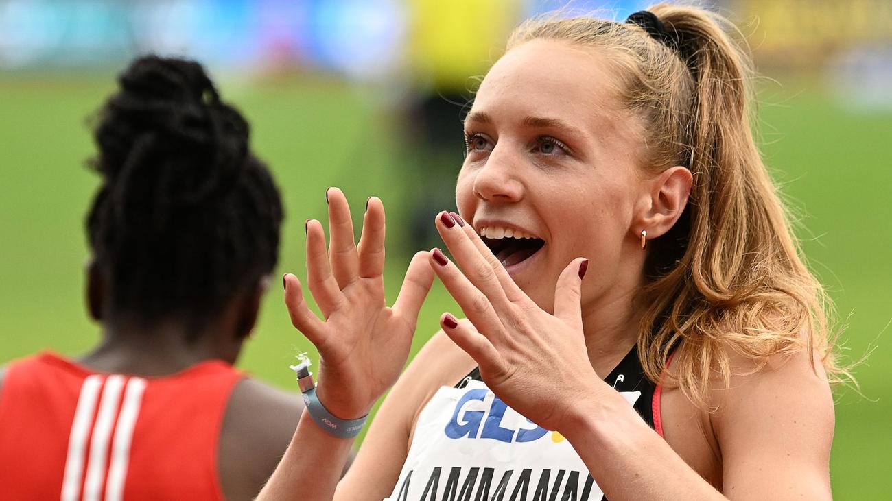 Deutsche Meisterschaften LeichtathletikDM Alina Ammann siegt über