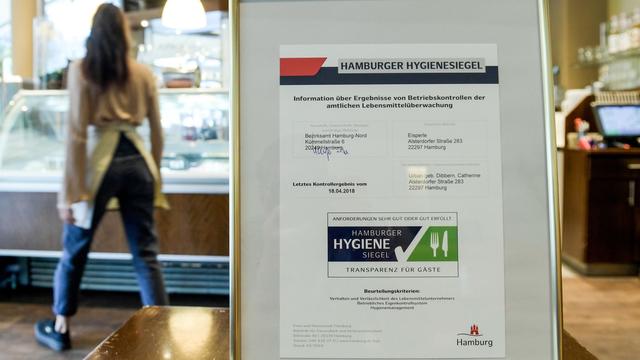 Gastgewerbe: Gastronomen: Wenig Interesse an Hamburger Hygienesiegel