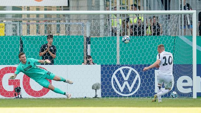 DFB-Pokal: Sandhausen wirft Zweitligist Hannover aus dem Pokal