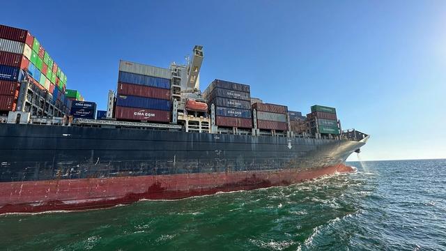 Krieg: Deutsches Containerschiff verlässt Hafen Odessa