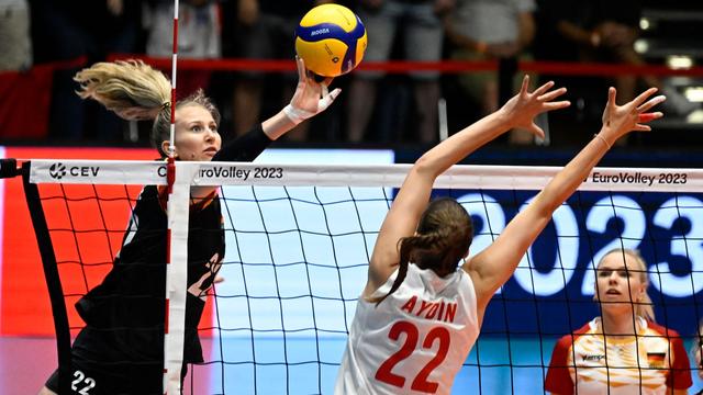 Sport: EM: Volleyballerinnen verlieren gegen Türkei