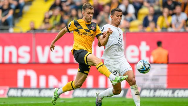 Fußball: Dynamo Dresden gewinnt gegen Ingolstadt mit 2:0