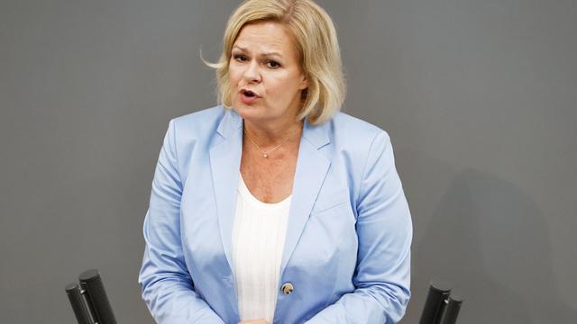 SPD-Generalsekretär: Angriffe auf Faeser zeugen von CDU-Nervosität