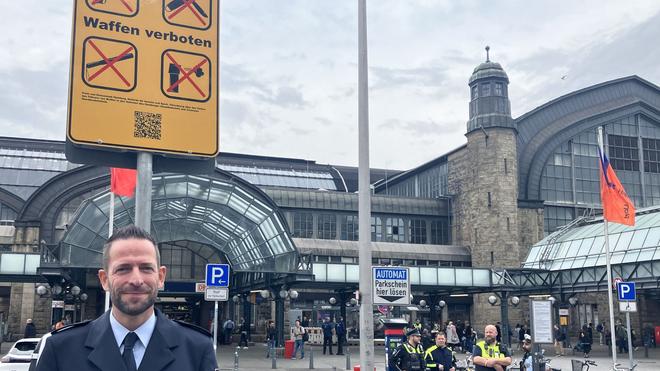 Hamburg: Waffenverbot Am Hamburger Hauptbahnbahnhof: Keine Verstöße ...