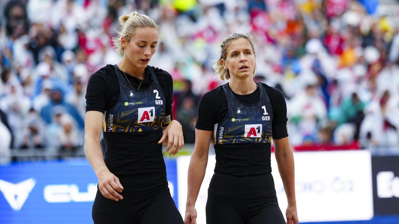 BeachVolleyballWM BeachWM Ludwig/Lippmann und Ehlers/Wickler in K