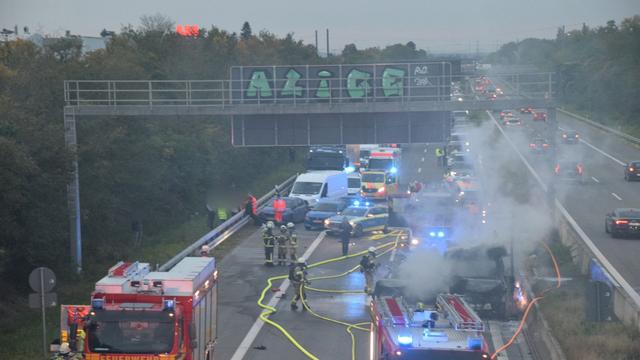Heidelberg: Zwei Menschen bei Unfall auf A5 gestorben