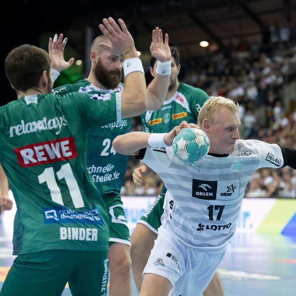 Handball-Bundesliga 3435 in Leipzig THW Kiel kassiert nächste Niederlage ZEIT ONLINE