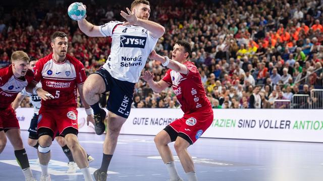 Handball Bundesliga: 32:28 über Balingen: Flensburger gewinnen fünftes Heimspiel
