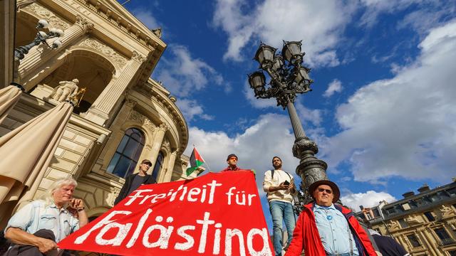 Kundgebung: Hunderte Teilnehmer bei Pro-Palästina-Demo in Frankfurt
