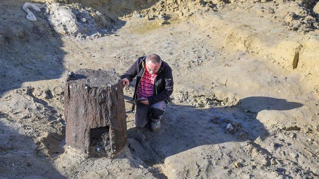 Archäologie: Tausende alte Holzbrunnen in ehemaligem Tagebau freigelegt