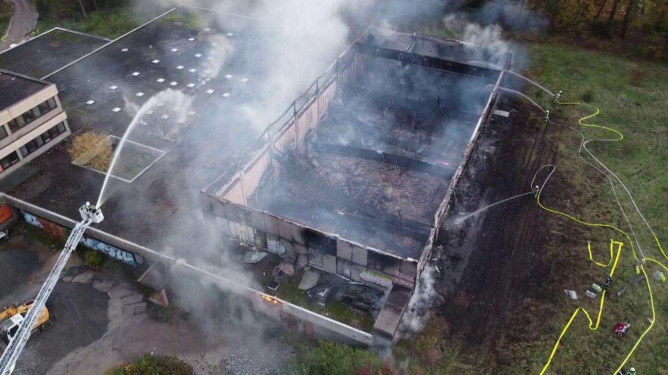 Près de Hanovre : incendie majeur à Wennigsen : un gymnase entièrement incendié