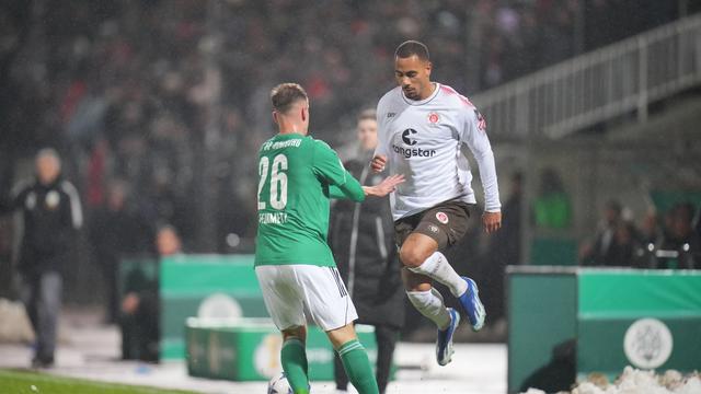 DFB-Pokal: Homburgs Pokal-Traum beendet: 1:4 gegen St. Pauli