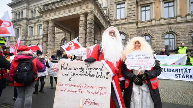 Gewerkschaften: Länder-Tarifstreit: Tausende in Hannover und Bremen 