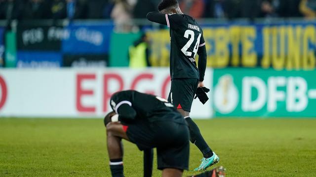 DFB-Pokal: Nach Pokal-Aus: Krösche kritisiert Eintracht-Schönspieler