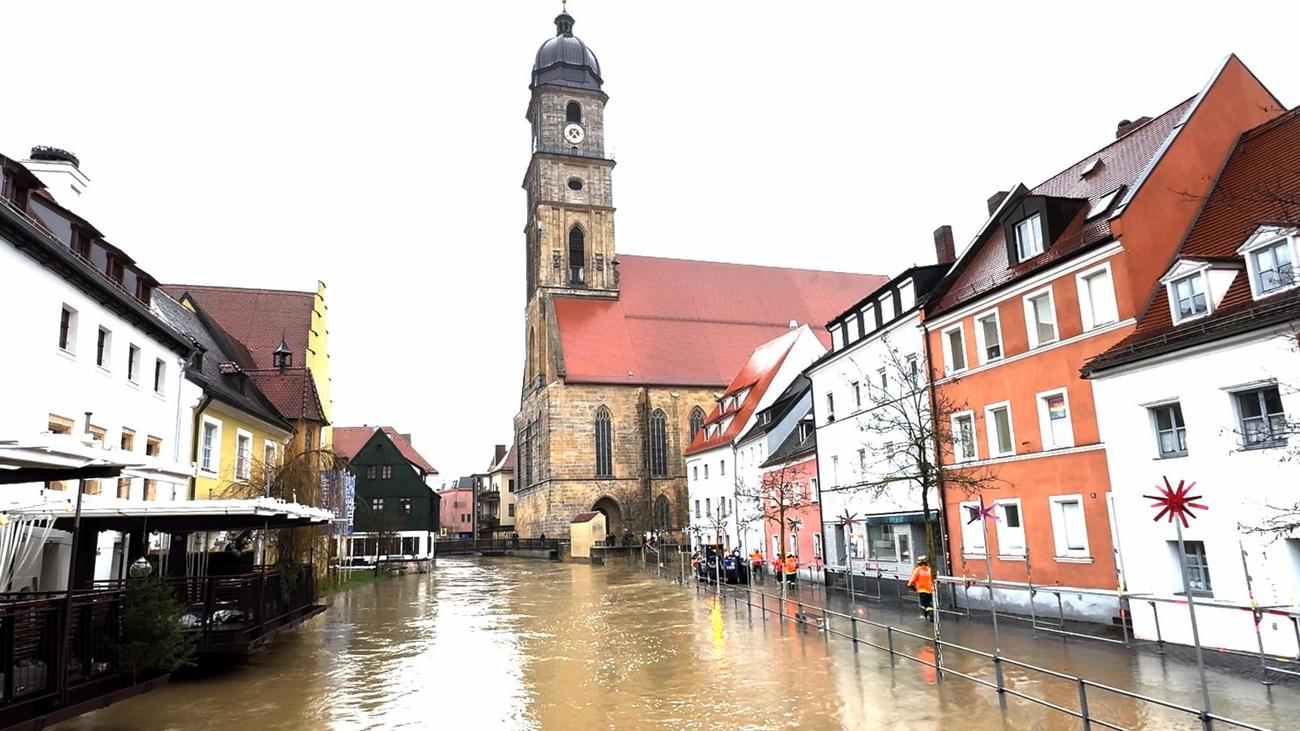 Wetter: Hochwasser Und Sturm: Kein Weihnachtliches Wetter In Bayern ...