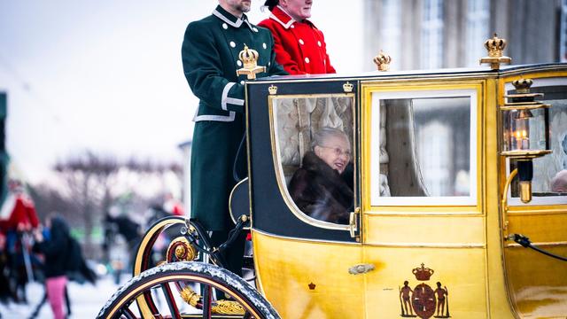 Dänemark: Königin Margrethes letzte Kutschfahrt zum Neujahrsempfang