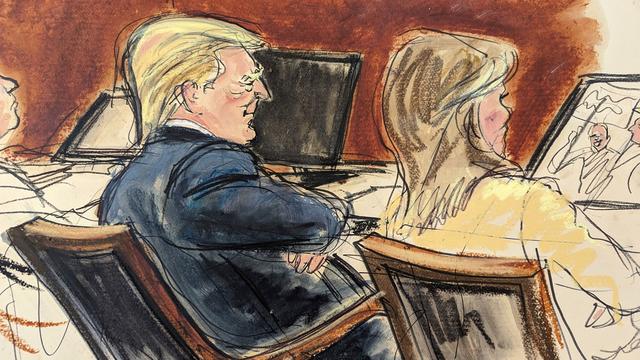 US-Justiz: Trump bei Start von zweitem Verleumdungsprozess im Gericht