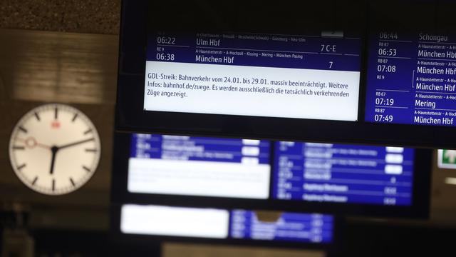 Bahn: Weiterhin Einschränkungen im Bahnverkehr durch GDL-Streik