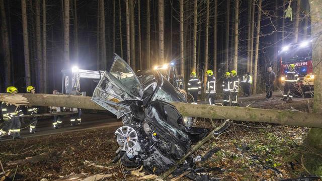 Österreich: Auto von Baum durchbohrt - Fahrerin überlebt 
