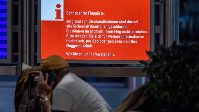 Luftverkehr: Verdi-Warnstreik am Flughafen Frankfurt gestartet