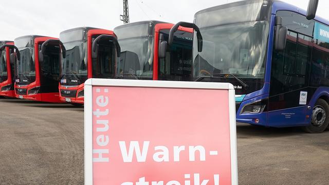 Streik: Öffentlicher Nahverkehr in Sachsen steht weitgehend still