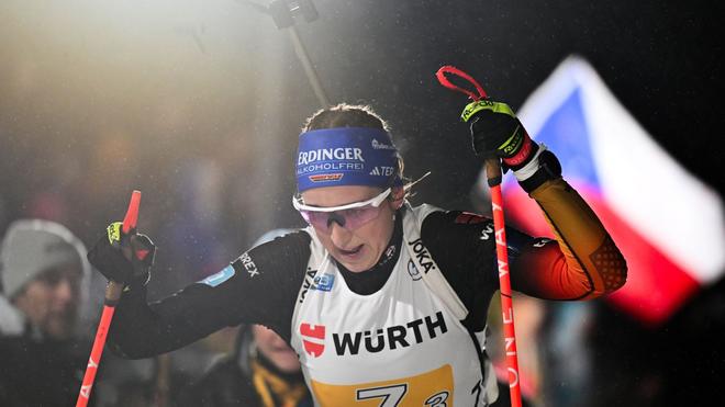Biathlon-WM: Patzte beim Schießen: Franziska Preuß.